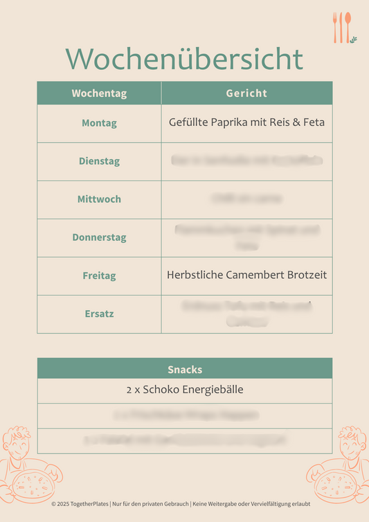 Vegetarisch, herbstliche Käseliebe