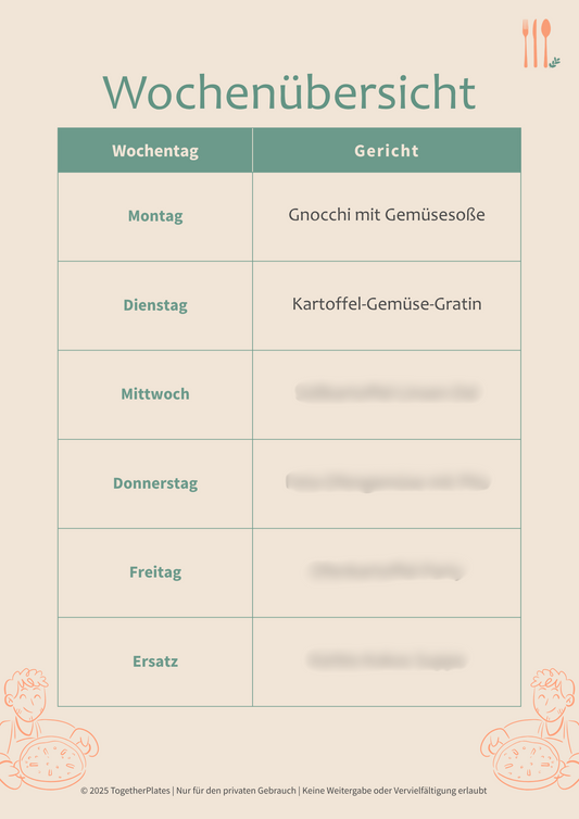 Vegetarisches Wohlfühlessen