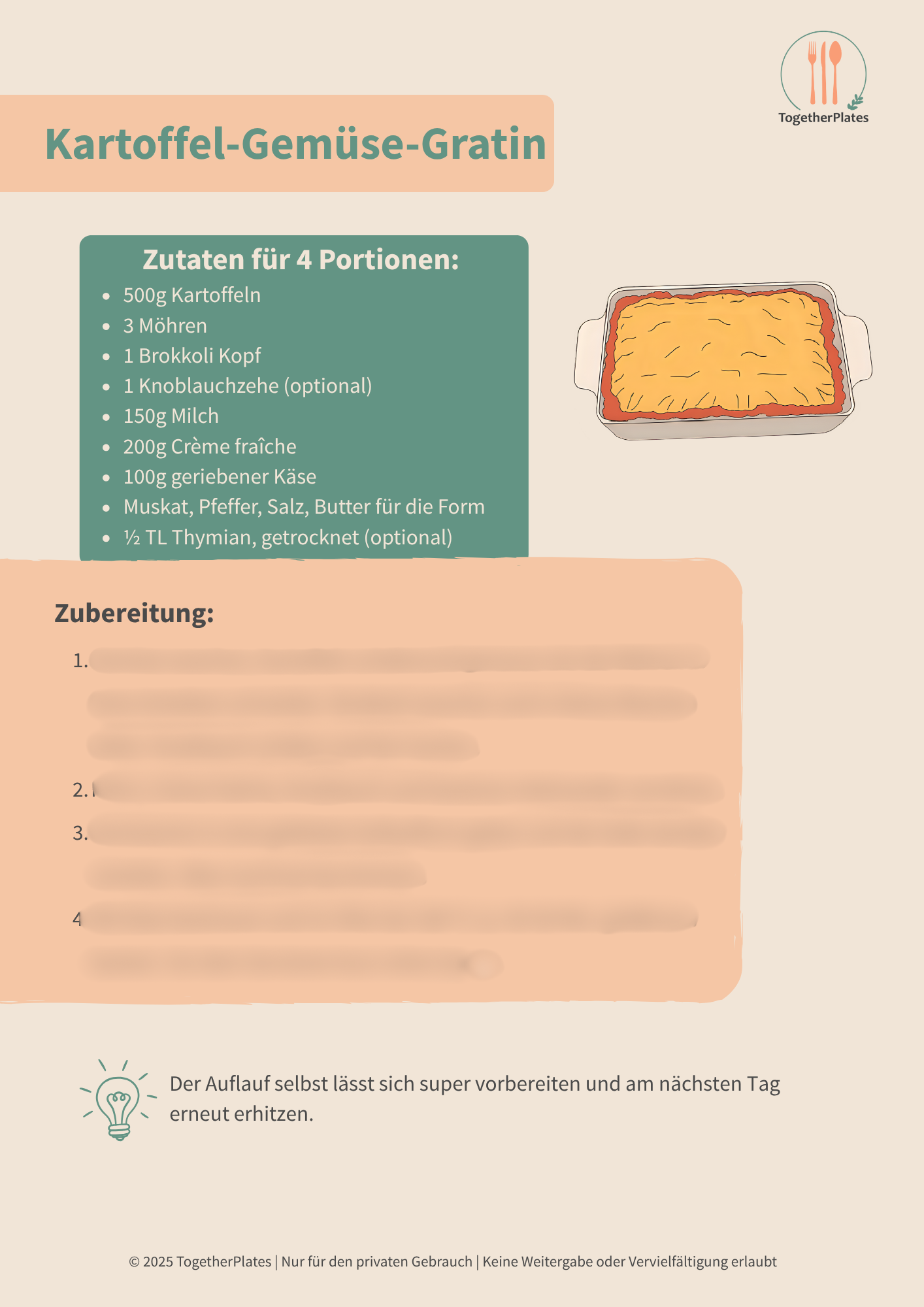 Vegetarisches Wohlfühlessen